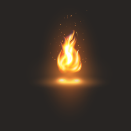 Flame icon